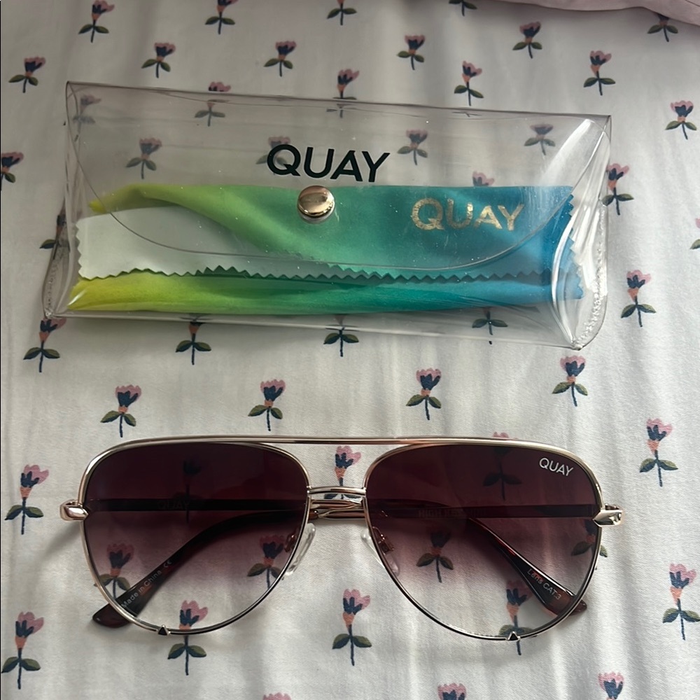QUAY High Key Mini Sunglasses